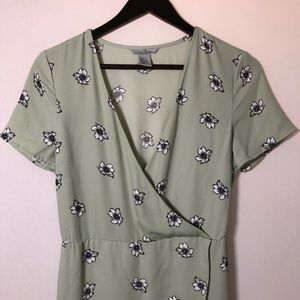 H&M High Low Wrap Dress